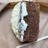 Vegan carrot cake - to die for   at The Milkman in Edinburgh