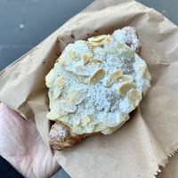 Almond croissant   at The Milkman in Edinburgh