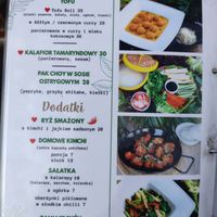 Vegan & Vegetarian menu at UKIM in Warsaw
