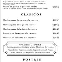 Menu 3  at Guille Veggie in Buenos Aires