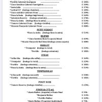 Carta de Bebidas 3  at Guille Veggie in Buenos Aires