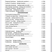 Carta de Bebidas 4  at Guille Veggie in Buenos Aires