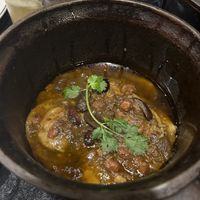 Sorrentinos with winter squash, incredibly rich and delicious  at Guille Veggie in Buenos Aires