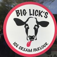 Logo outside  at Get Licks in Prudhoe