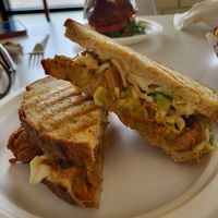 BBQ panini at Loving Hut in Reynoldsburg