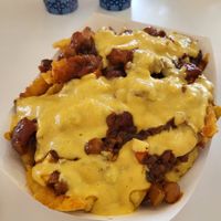 Chili cheese fries at Loving Hut in Reynoldsburg
