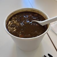 Black bean and corn soupp  at Loving Hut in Reynoldsburg