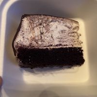 Raspberry chocolate moose  at Loving Hut in Reynoldsburg