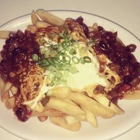 Vegan chili cheese fries  at Loving Hut in Reynoldsburg