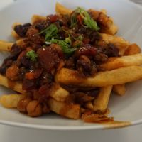 Chili fries at Loving Hut in Reynoldsburg