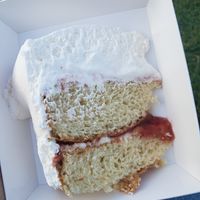 Vegan cake! Delish! at Loving Hut in Reynoldsburg