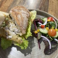Banana blossom sandwich  at The Lounge in Bingley