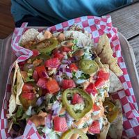 Nachos at The Smokin' Onion in Asheville