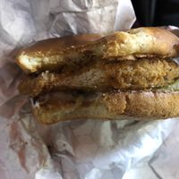 Chickun sandwich   at Pizza Pizza in Toronto