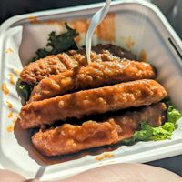 Spicy buffalo wings at Plant Power Fast Food - Craig Rd in Las Vegas