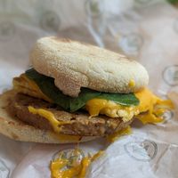 Sausage Egg and Cheese at Plant Power Fast Food - Craig Rd in Las Vegas