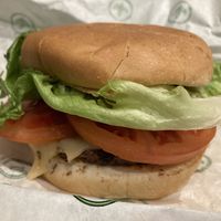 Holy guacamole burger  at Plant Power Fast Food - Craig Rd in Las Vegas