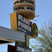 Sign  at Plant Power Fast Food - Craig Rd in Las Vegas
