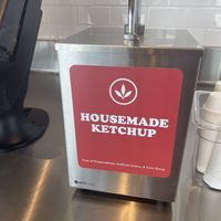 Homemade ketchup   at Plant Power Fast Food - Craig Rd in Las Vegas