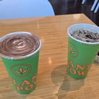 Chocolate shake, root beer at Plant Power Fast Food - Craig Rd in Las Vegas