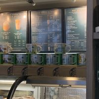 .  at Starbucks in Thessaloniki