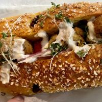 Falafel sandwich  at Bäckerei Terbuyken - Grafenberger in Dusseldorf