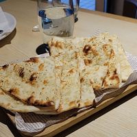 Garlic naan with no dairy at Namaste in Shanghai