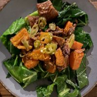 Sweet potato starter 😬 at Black Leaf in Manchester