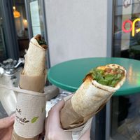 Vegan wraps  at Vebap in Warsaw