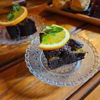 Sinaasappel brownie at Kasteelhoeve in Geldrop