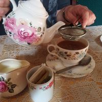 Loose leaf tea - plant milks available at The Blitz Tearoom in Weston-super-mare