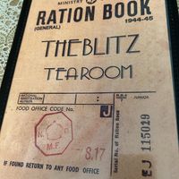   at The Blitz Tearoom in Weston-super-mare