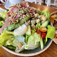Greek Salad  at Cafe Gratitude- Larchmont in Hollywood
