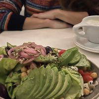 Salad  at Cafe Gratitude- Larchmont in Hollywood