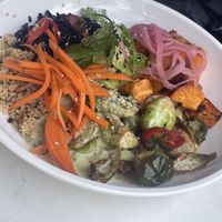 Forbidden rice bowl  at Cafe Gratitude- Larchmont in Hollywood