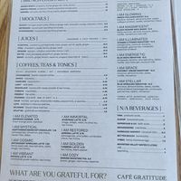  at Cafe Gratitude- Larchmont in Hollywood