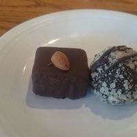 Dessert at Cafe Gratitude- Larchmont in Hollywood