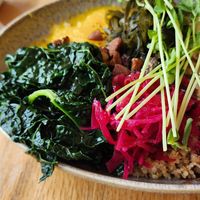  at Cafe Gratitude- Larchmont in Hollywood