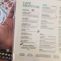 at Cafe Gratitude- Larchmont in Hollywood