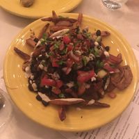 Nacho fries  at Cafe Gratitude- Larchmont in Hollywood