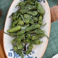 Padron pepperss  at Siso Beach in Mallorca