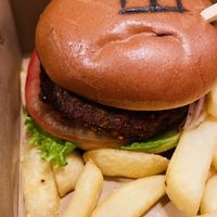 Falafel burger  at Gyros House in Kalampaka