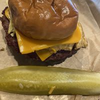 Impossible burger with just egg  at Maple & Rye in Laporte