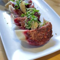 Gyozas   at Kombu in Antigua