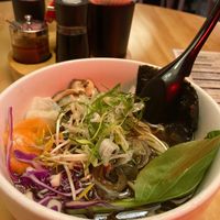 Vegan ramen at Kombu in Antigua