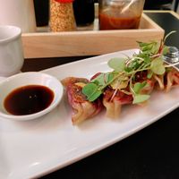 Gyozas at Kombu in Antigua