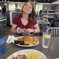 She got the vegan southwest   at Biscuits Cafe in Phoenix