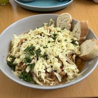 Pasta boloñesa  at Nuve Nutrición Verde in Bogota