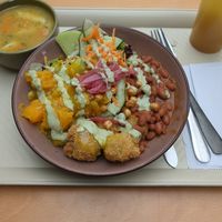 Bowl meal (from buffet) at Nuve Nutrición Verde in Bogota