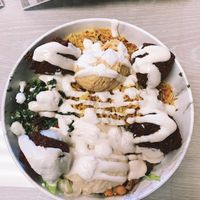 Falafel bowl at AURORA in Fairbanks